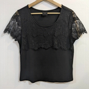 SELECTED / Femme | Bella Lace Overlay Tee